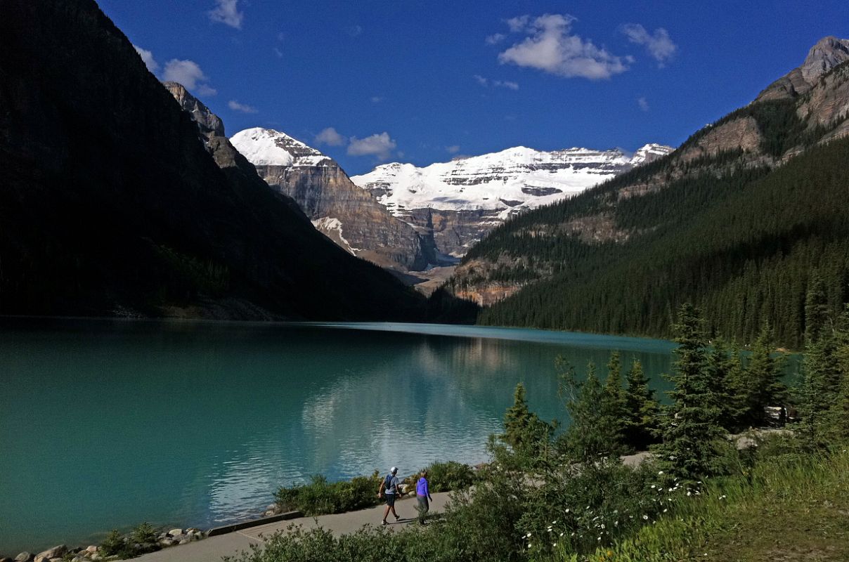 02 Lake Louise, Mount Lefroy, Mount Victoria From The Beginning Of The Trail To Lake Agnes